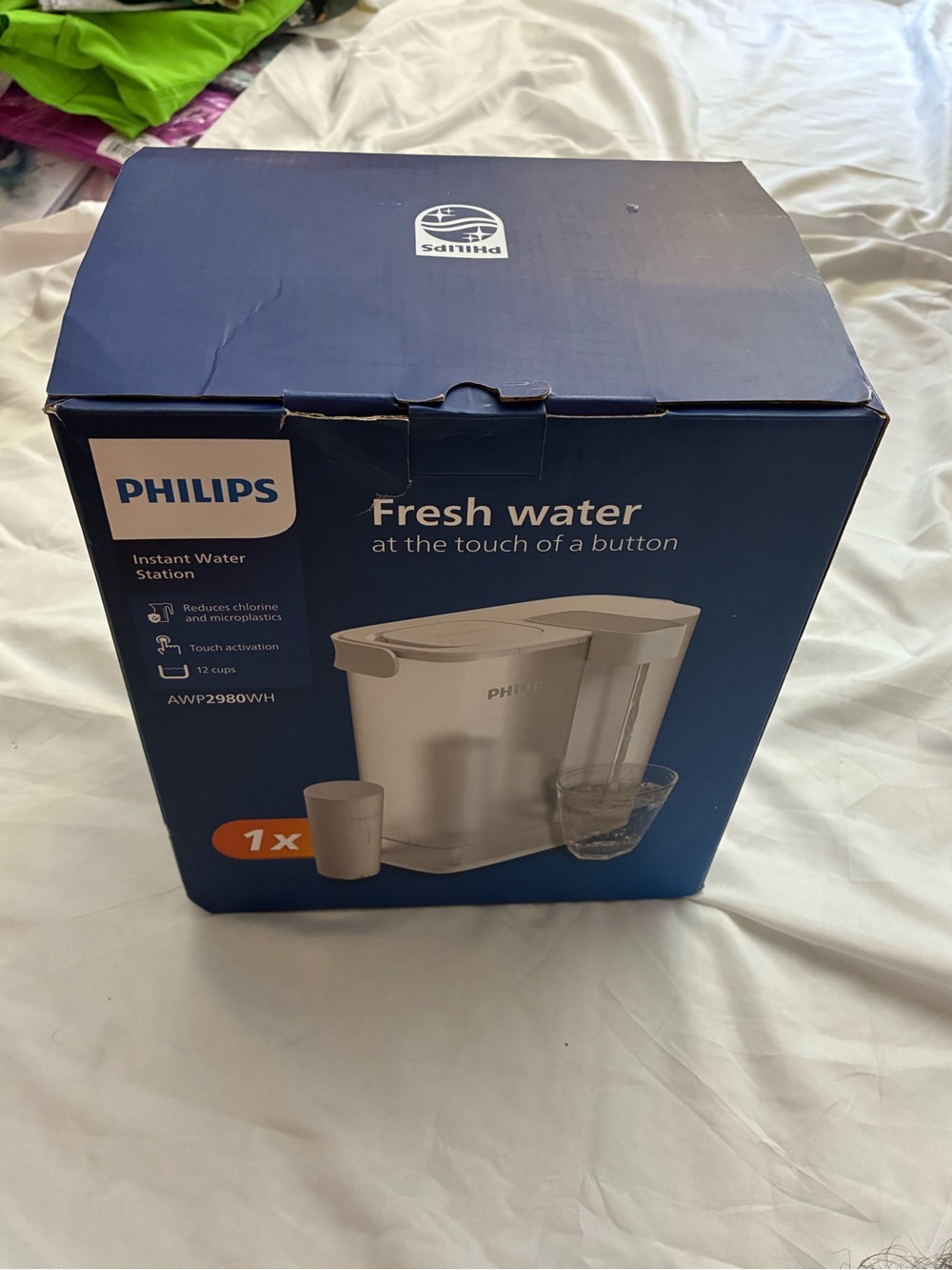 Philips Instant Water Station - Blue and White Packaging